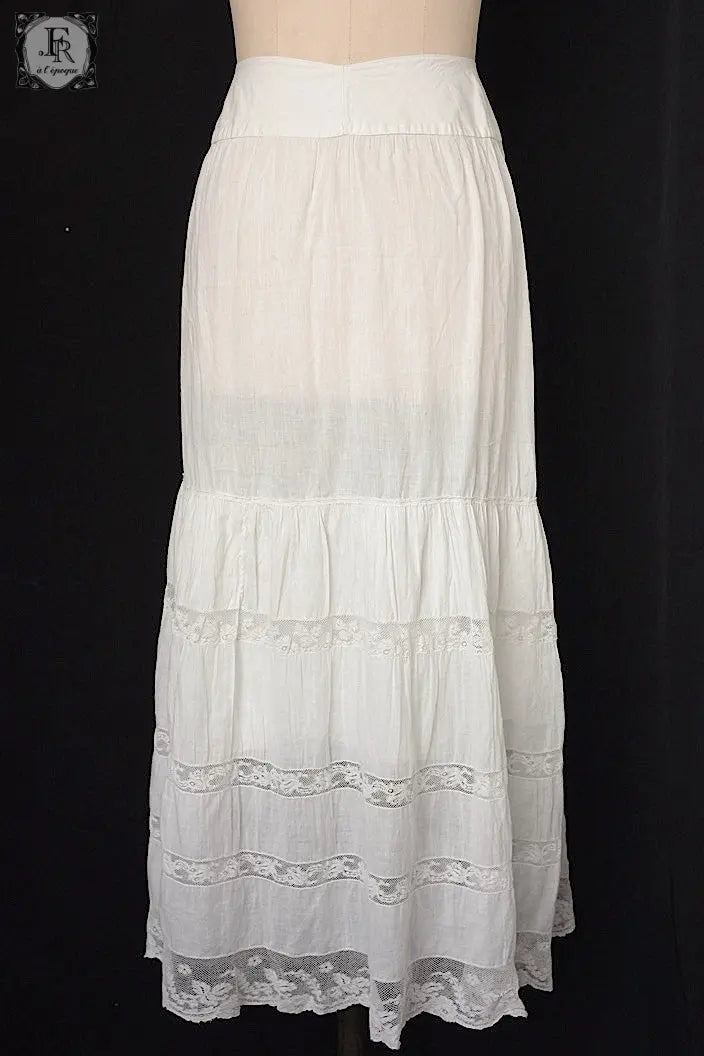 アンティークスカート　antique vêtement skirt .FR a l'epoque
