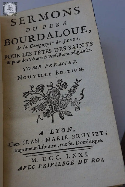 アンティーク本  antique　livre .FR a l'epoque