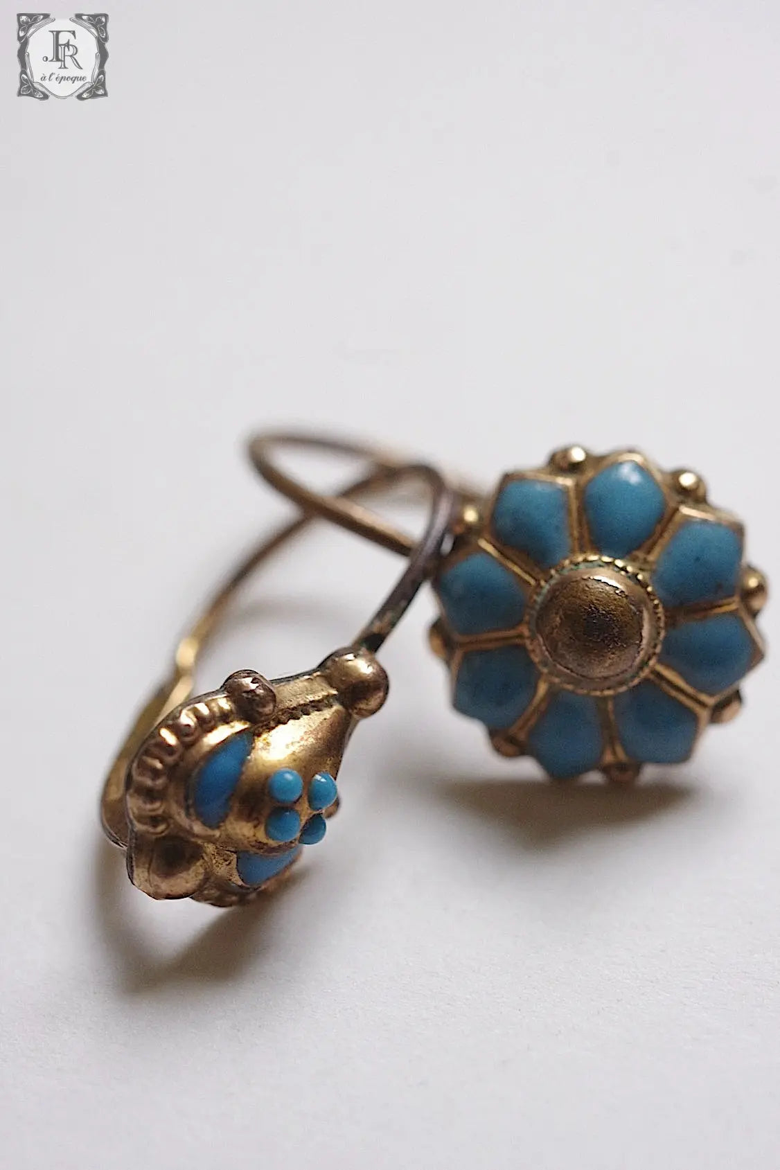 アンティークピアス boucles d'oreilles antique .FR a l'epoque