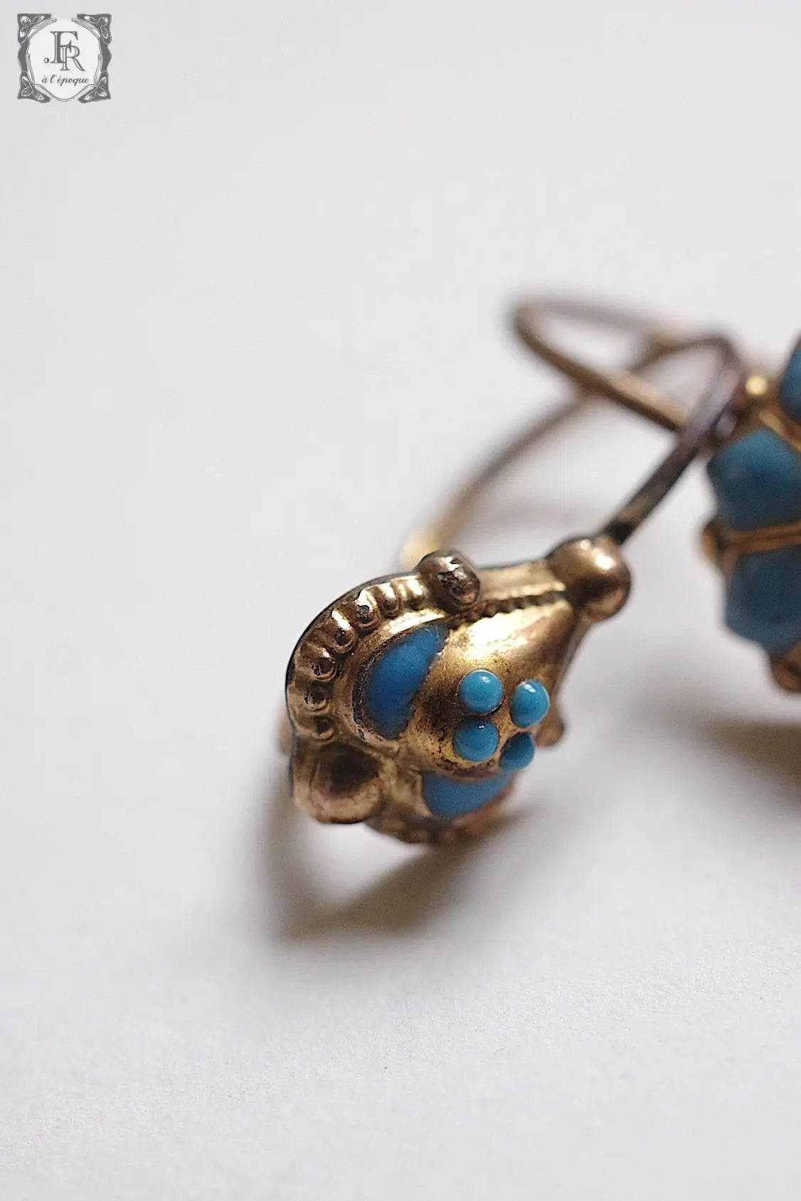 アンティークピアス boucles d'oreilles antique .FR a l'epoque