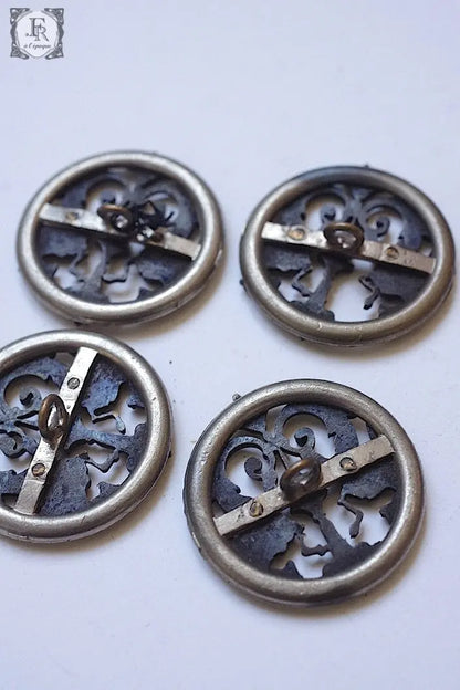 アンティークボタン　boutons ancien　4つ .FR a l'epoque