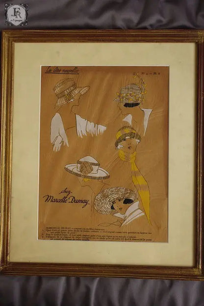 cadre アンティーク　フォトフレーム  ファッション図　5 .FR A Ll'EPOQUE