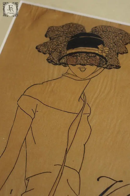 cadre アンティーク　フォトフレーム  ファッション図　8 .FR A Ll'EPOQUE