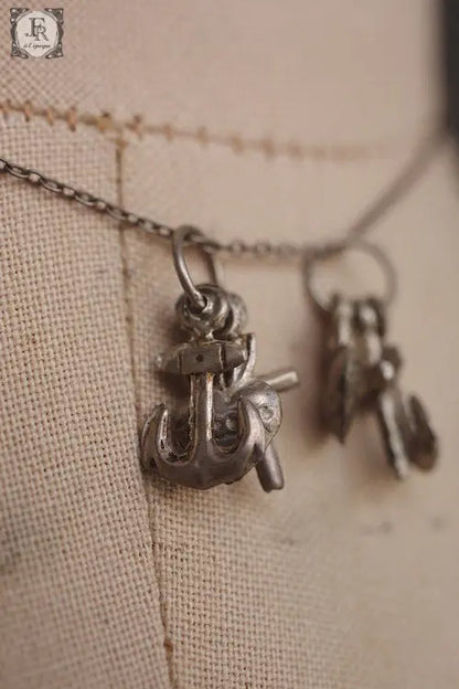 collier アンティーク ペンダント　3モチーフ ×２つ .FR A Ll'EPOQUE