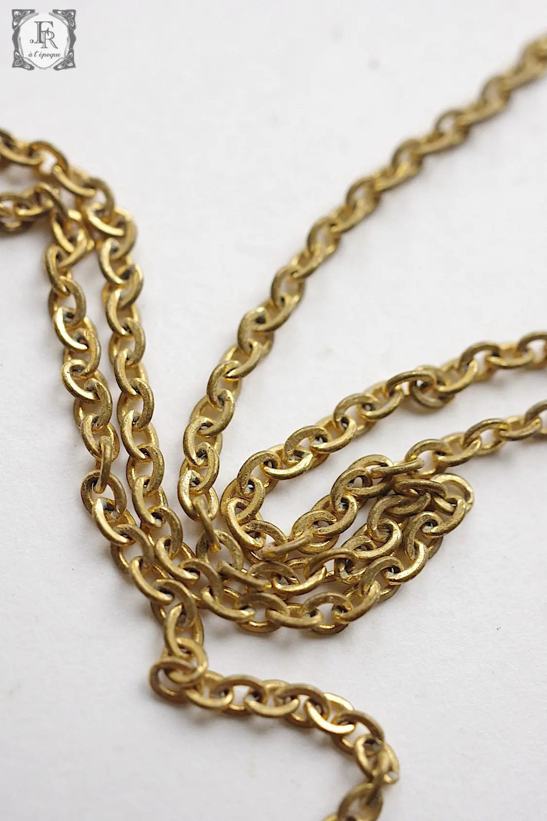 アンティークペンダント　collier antique ハート .FR a l'epoque