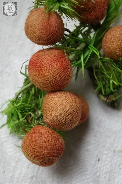 corsage ヴィンテージ　コサージュ　 実　赤オレンジ .FR A Ll'EPOQUE