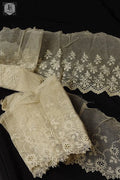アンティークレース　dentelle ancienne 140cm 360cm .FR a l'epoque