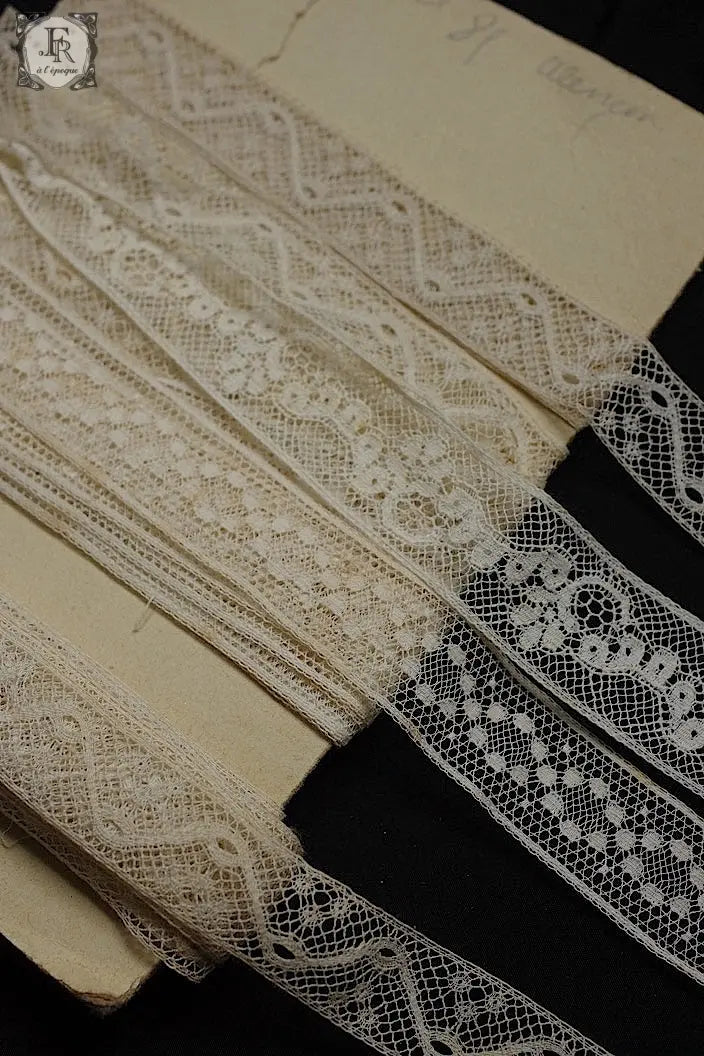 アンティークレース　dentelle ancienne 3種 .FR a l'epoque