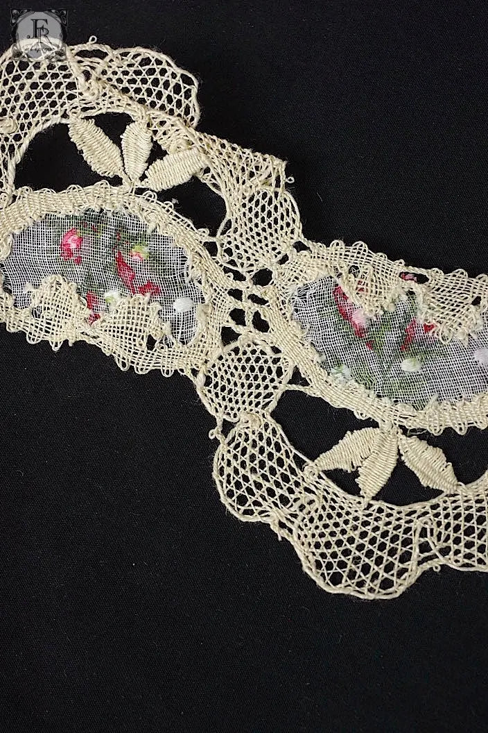 アンティークレース　dentelle ancienne 416cm .FR a l'epoque