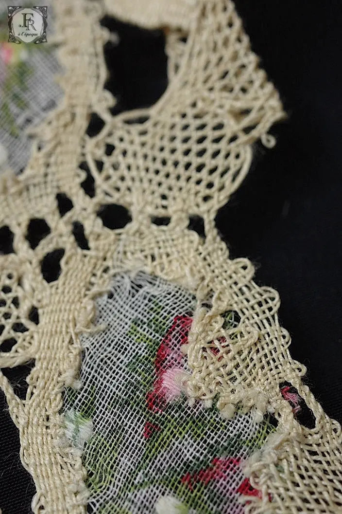 アンティークレース　dentelle ancienne 416cm .FR a l'epoque