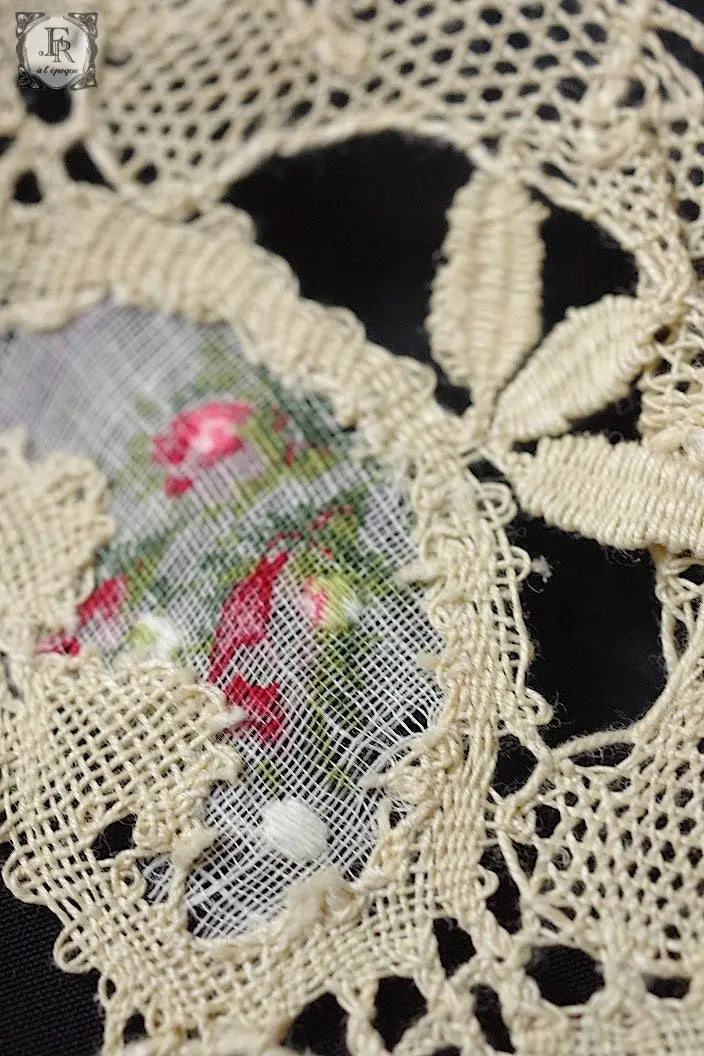 アンティークレース　dentelle ancienne 416cm .FR a l'epoque