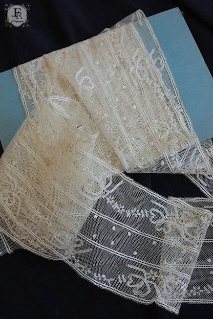 アンティークレース　dentelle ancienne 446cm .FR a l'epoque