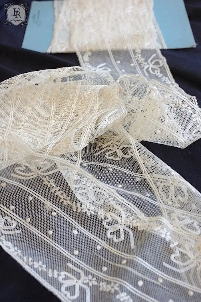 アンティークレース　dentelle ancienne 446cm .FR a l'epoque