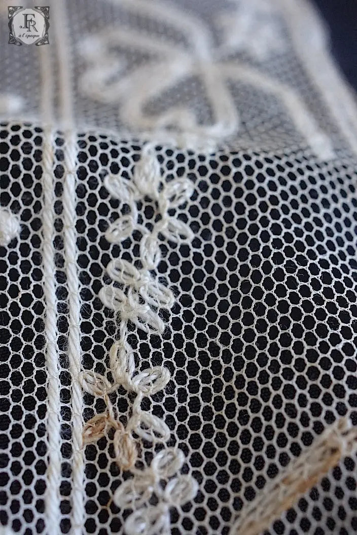 アンティークレース　dentelle ancienne 446cm .FR a l'epoque