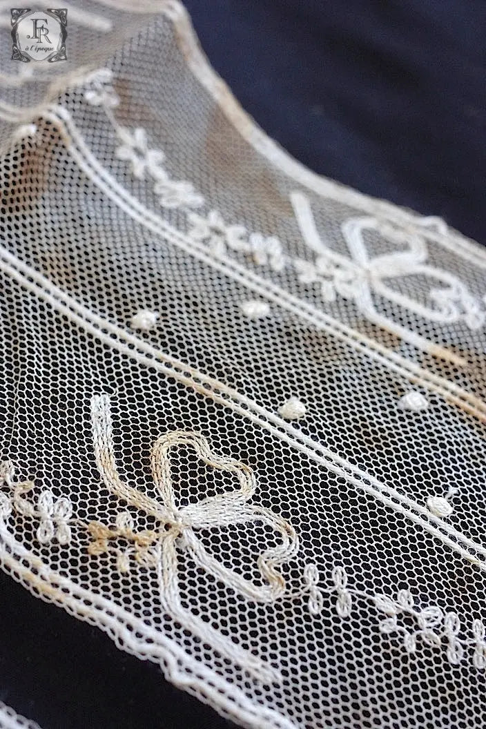 アンティークレース　dentelle ancienne 446cm .FR a l'epoque