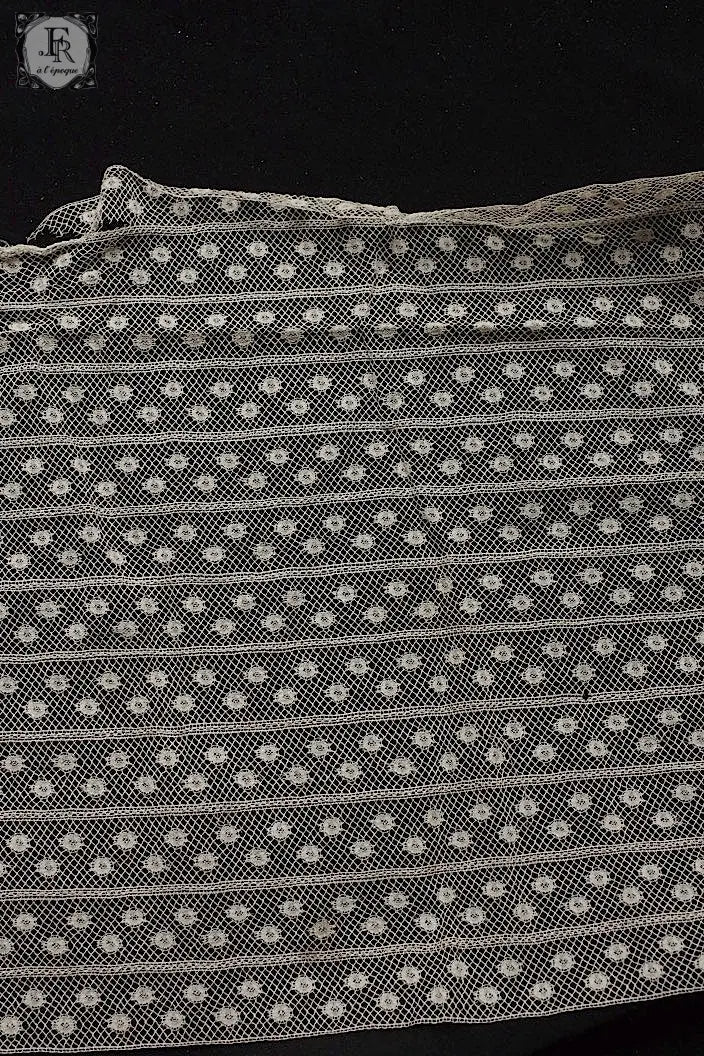 アンティークレース　dentelle ancienne レース合わせ生地 .FR a l'epoque