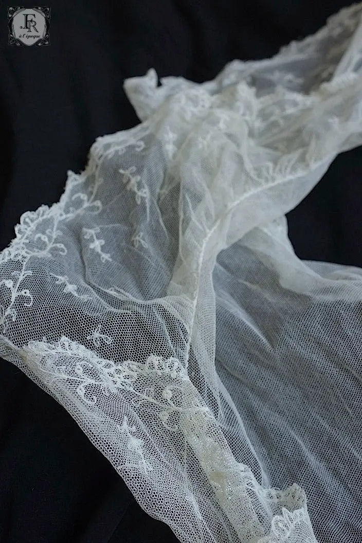 アンティークレース　dentelle ancienne ショール .FR a l'epoque