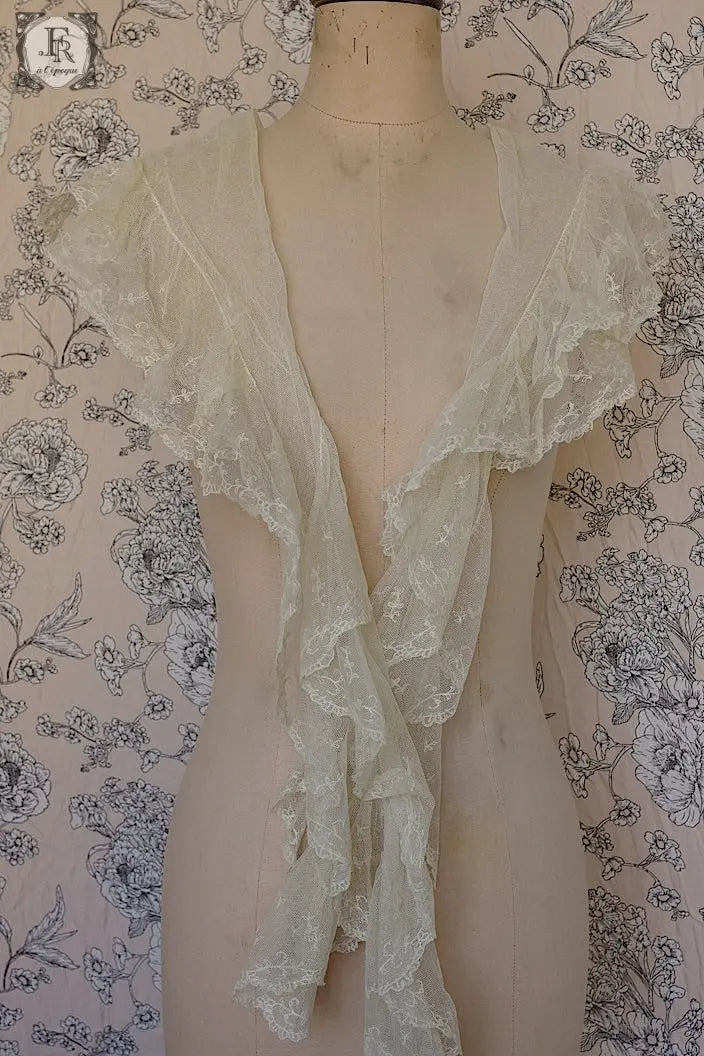 アンティークレース　dentelle ancienne ショール .FR a l'epoque