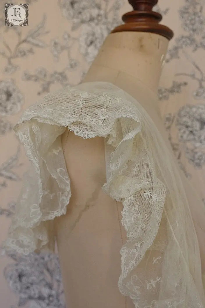 アンティークレース　dentelle ancienne ショール .FR a l'epoque