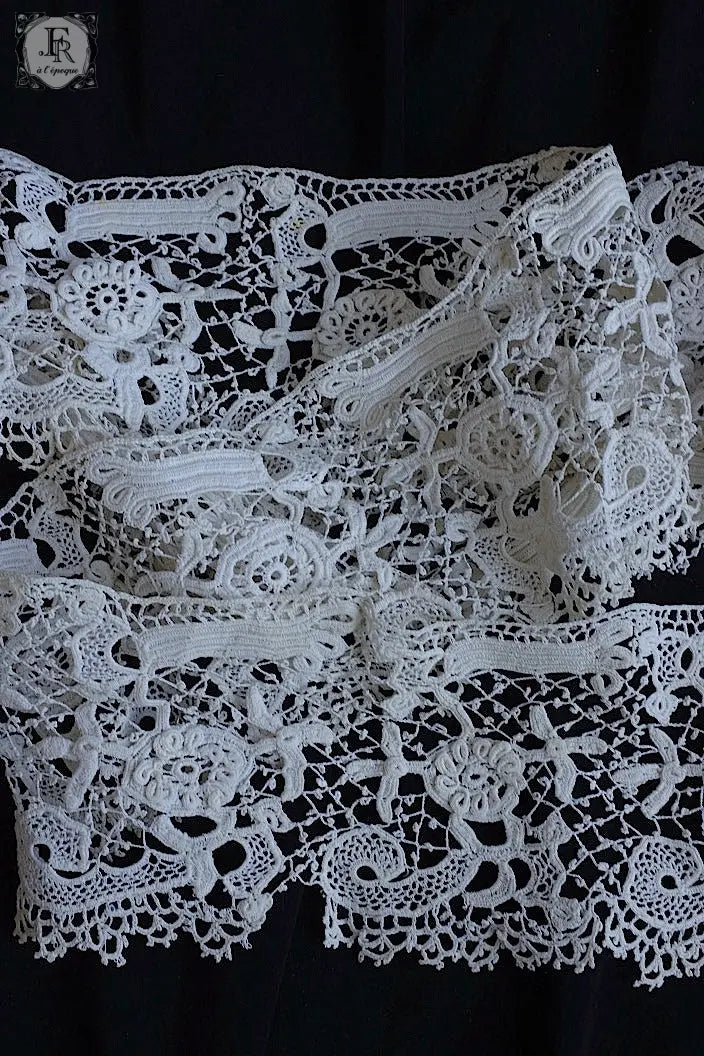 アンティークレース　dentelle ancienne アイリッシュクロシェ .FR a l'epoque