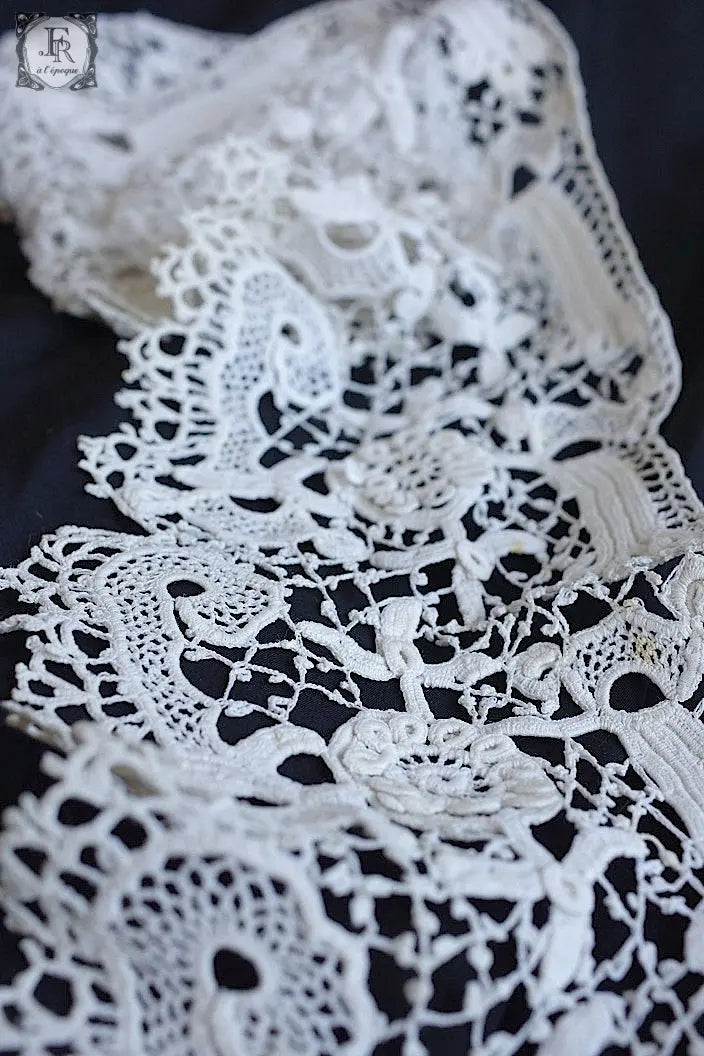アンティークレース　dentelle ancienne アイリッシュクロシェ .FR a l'epoque