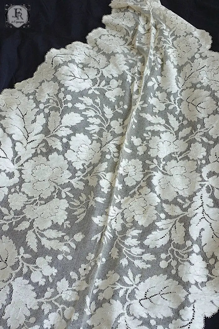 アンティークレース　dentelle ancienne ショール .FR a l'epoque