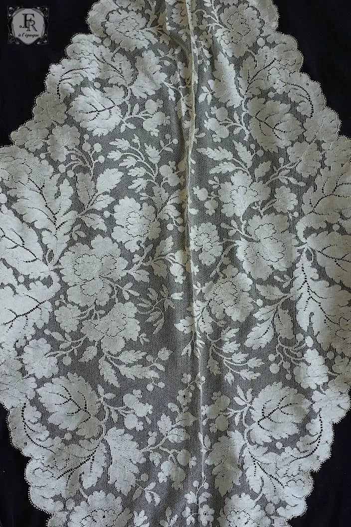 アンティークレース　dentelle ancienne ショール .FR a l'epoque