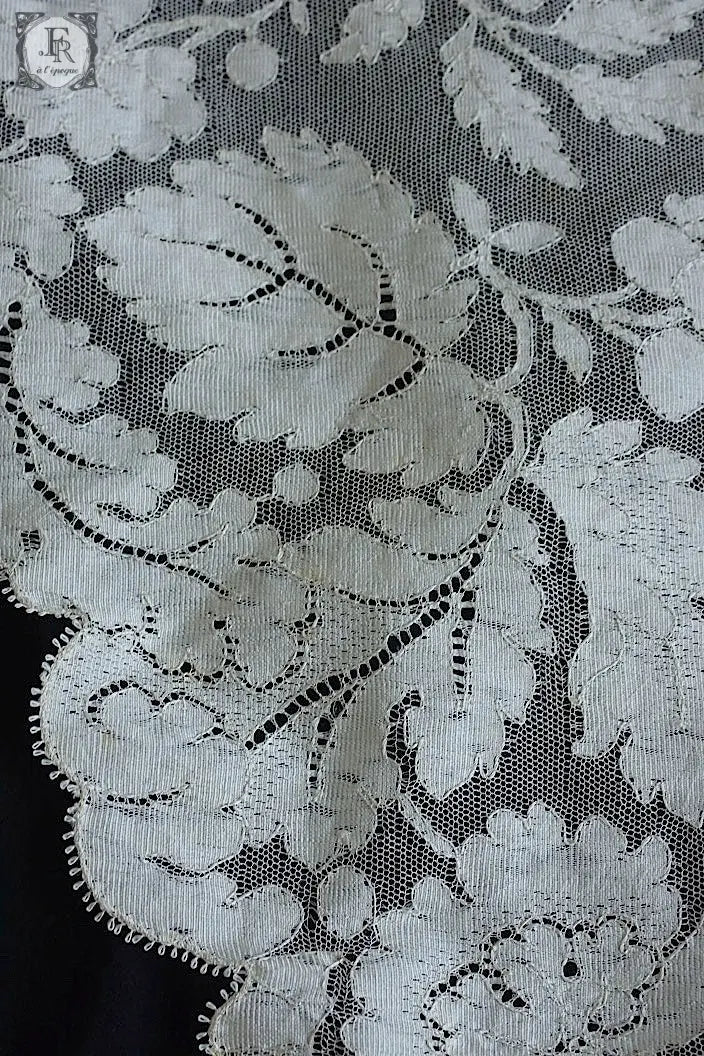 アンティークレース　dentelle ancienne ショール .FR a l'epoque