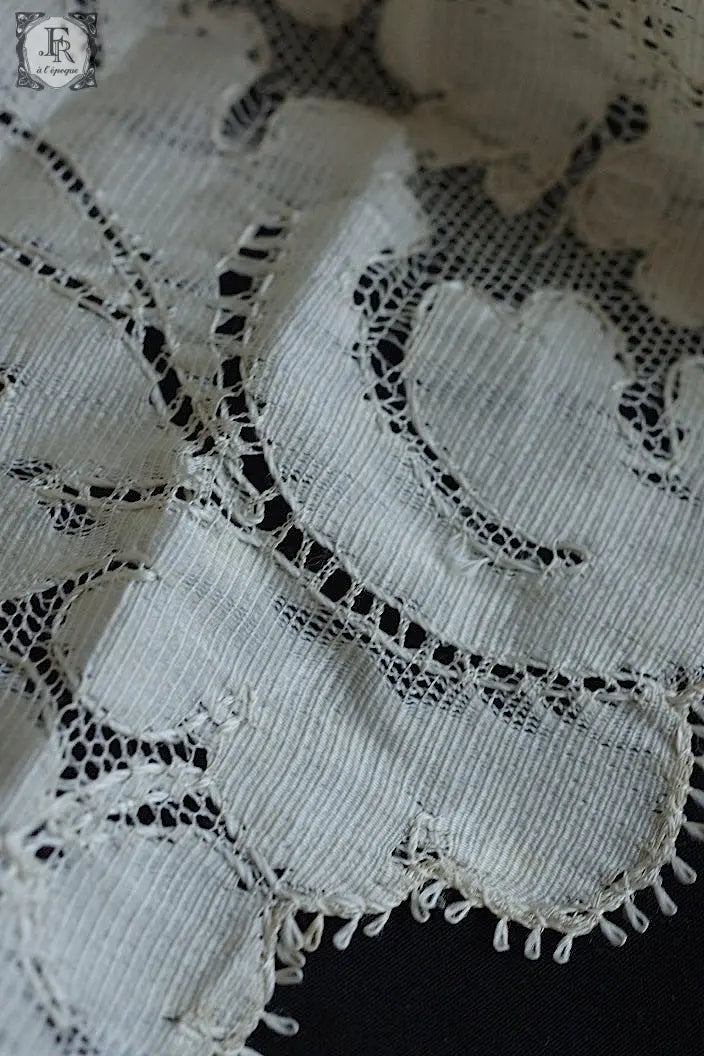 アンティークレース　dentelle ancienne ショール .FR a l'epoque