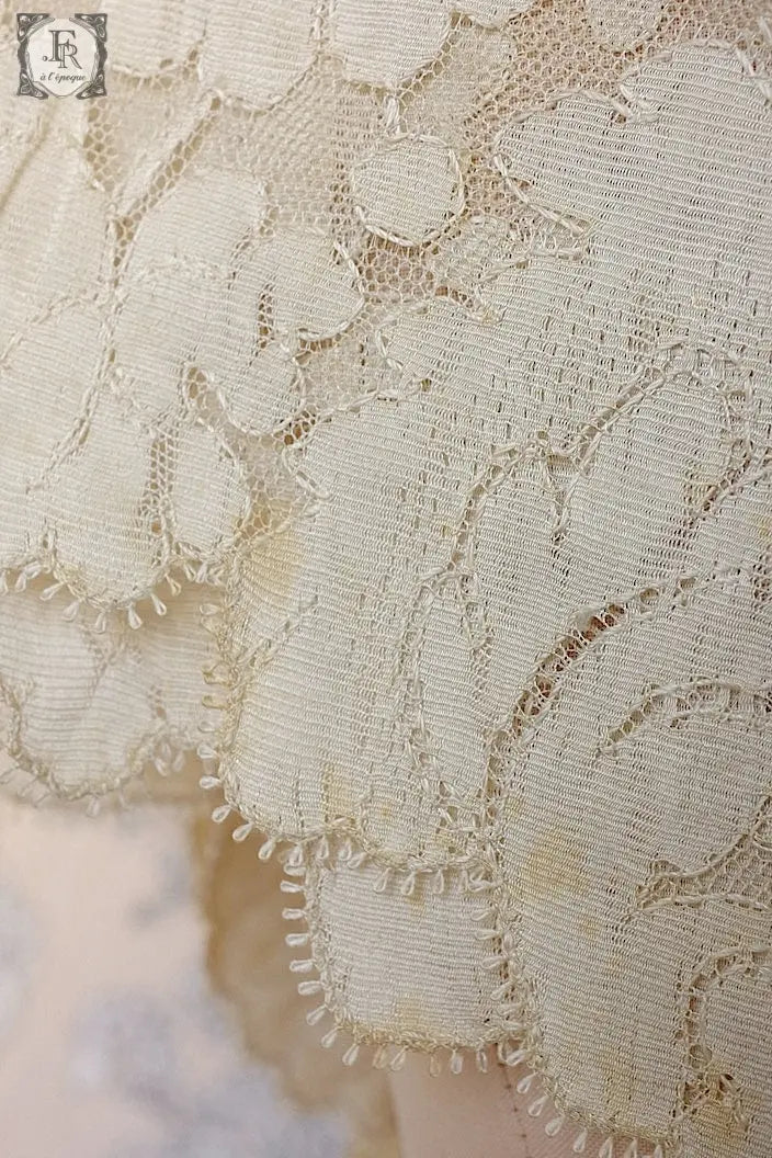 アンティークレース　dentelle ancienne ショール .FR a l'epoque
