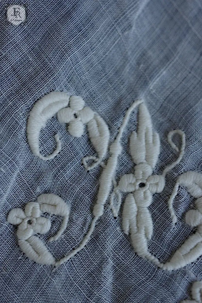 アンティークレース　dentelle ancienne 刺繍襟 .FR a l'epoque