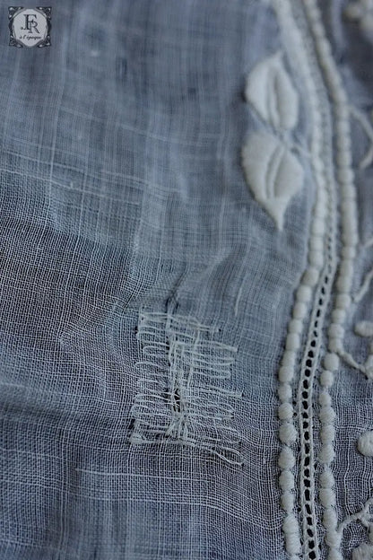 アンティークレース　dentelle ancienne 刺繍襟 .FR a l'epoque