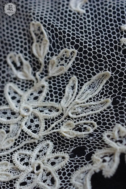 アンティークレース　dentelle ancienne アランソン　ハギレ .FR a l'epoque