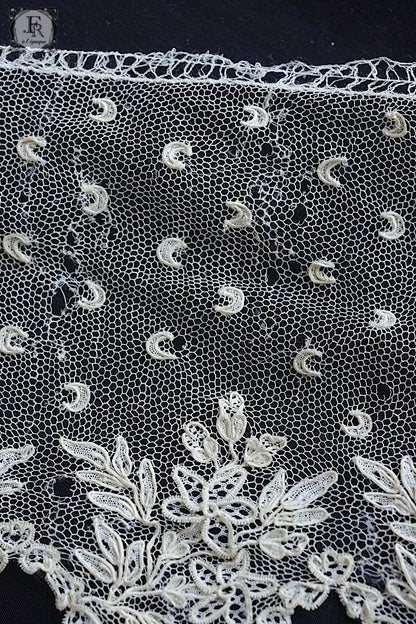 アンティークレース　dentelle ancienne アランソン　ハギレ .FR a l'epoque