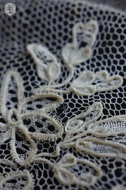 アンティークレース　dentelle ancienne アランソン　ハギレ .FR a l'epoque