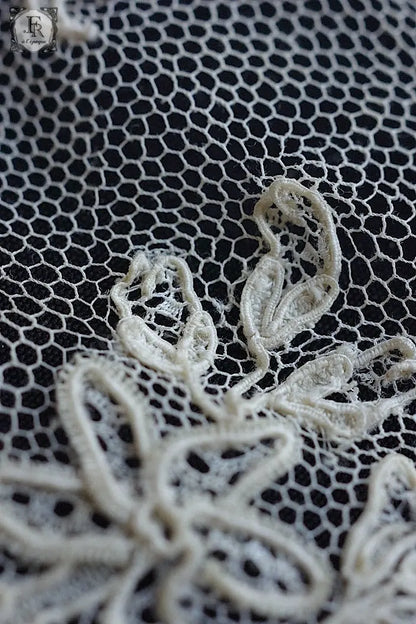 アンティークレース　dentelle ancienne アランソン　ハギレ .FR a l'epoque