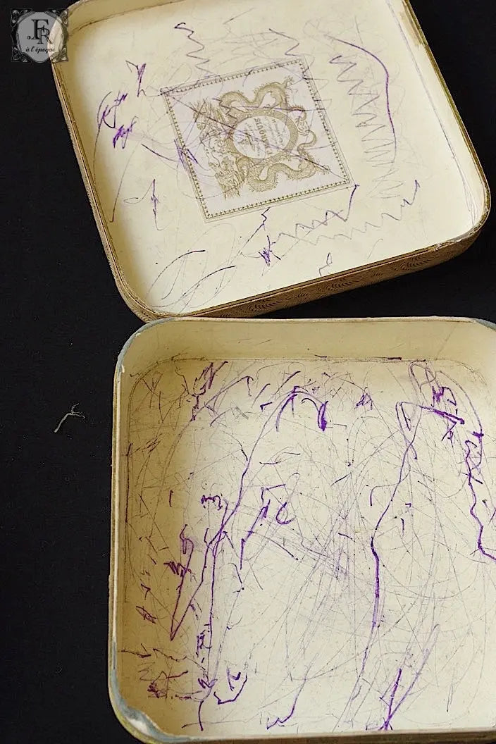 アンティークレース　dentelle ancienne 箱入り .FR a l'epoque