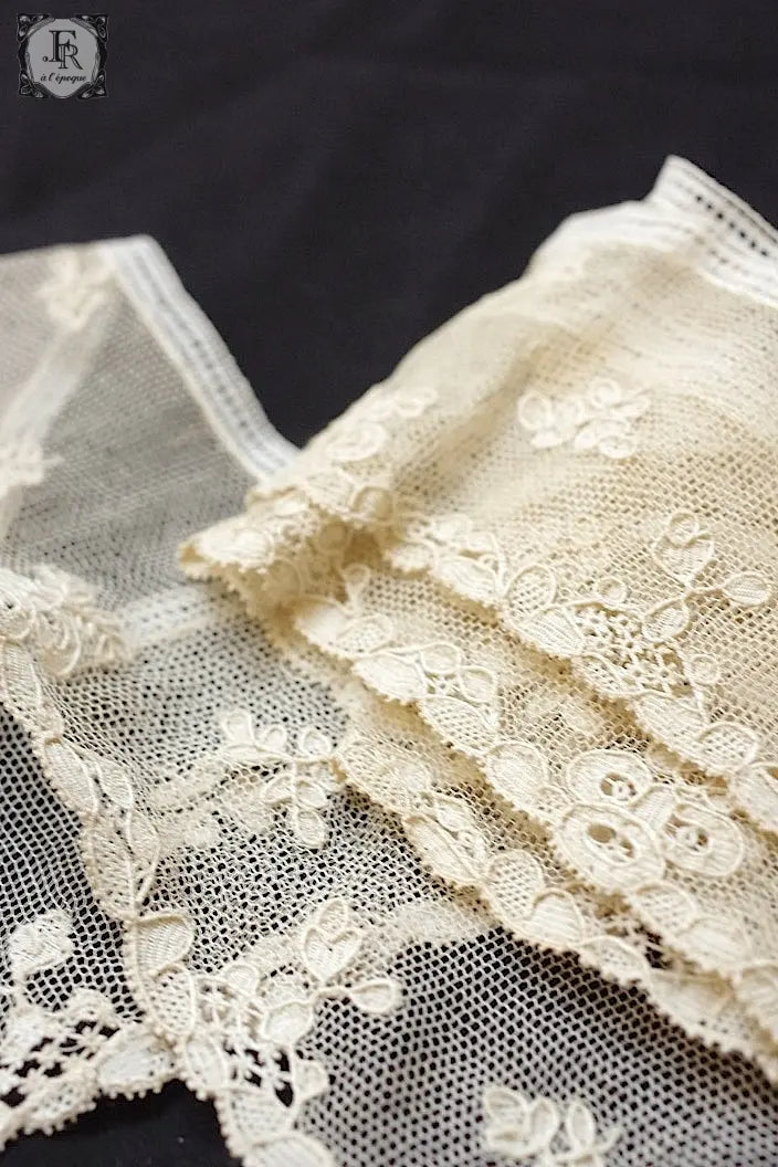 アンティークレース　dentelle ancienne ブラノレース .FR a l'epoque