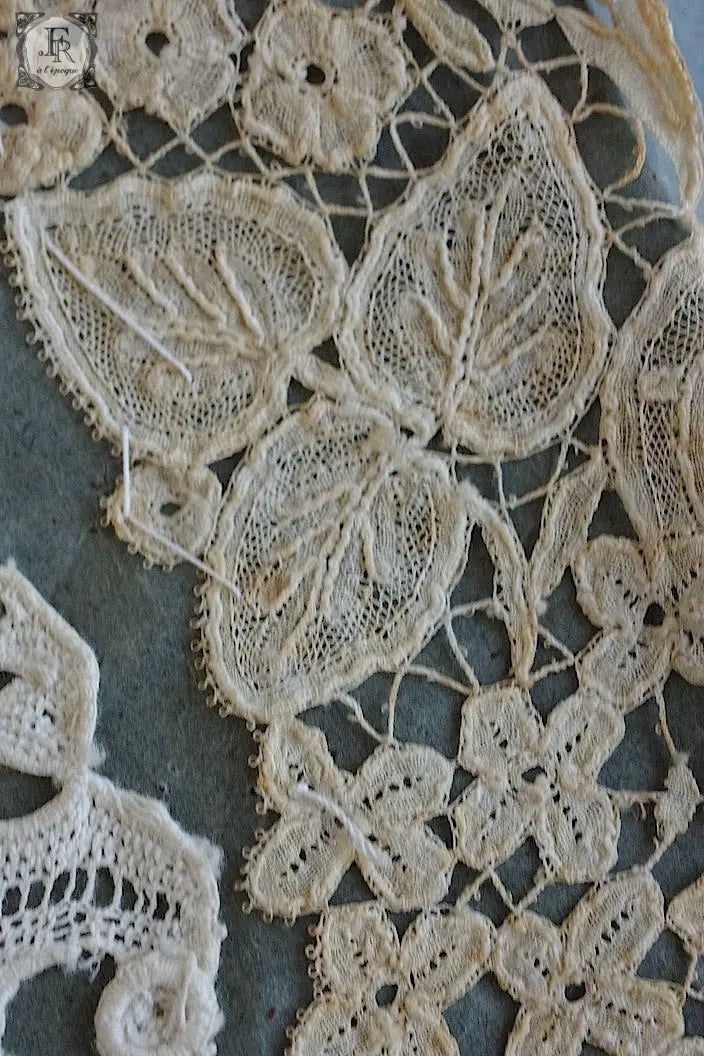 アンティークレース　dentelle ancienne モチーフレースシート .FR a l'epoque