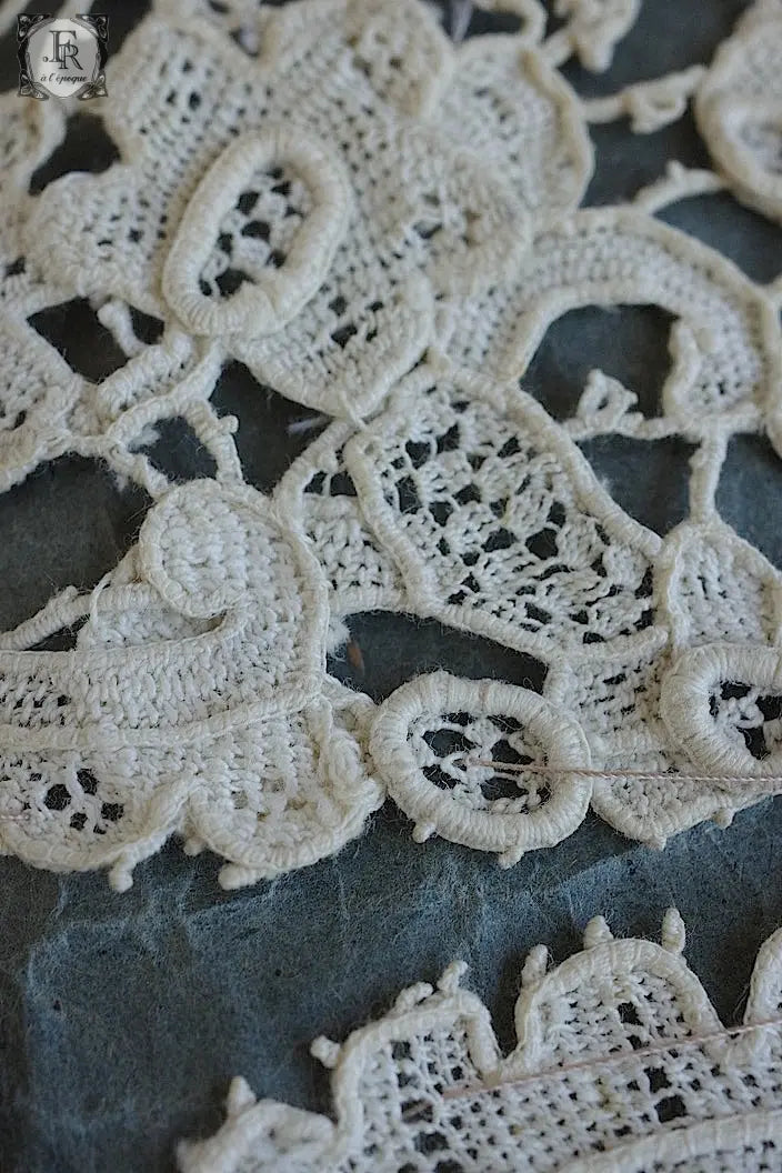 アンティークレース　dentelle ancienne モチーフレースシート .FR a l'epoque