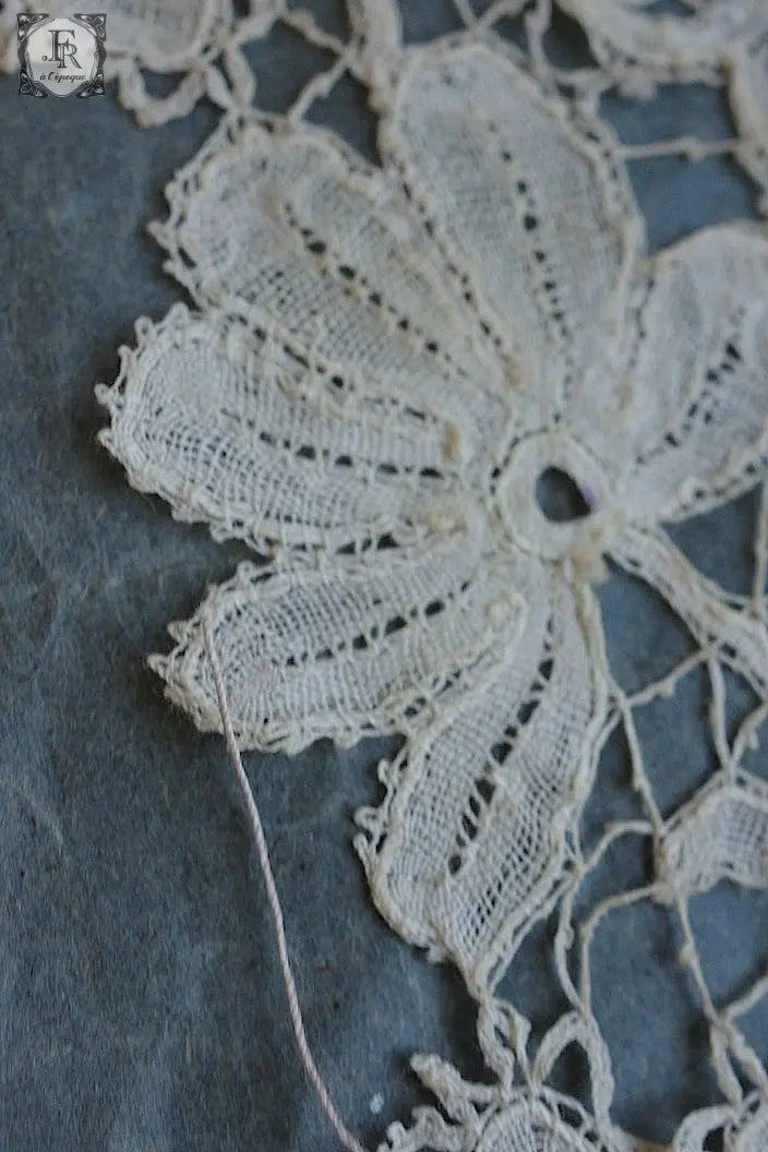 アンティークレース　dentelle ancienne モチーフレースシート .FR a l'epoque