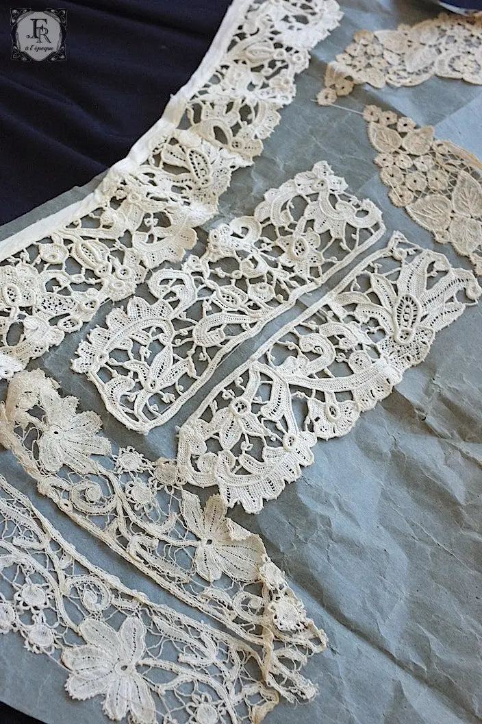 アンティークレース　dentelle ancienne モチーフレースシート .FR a l'epoque