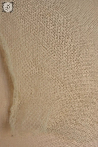 アンティークレース　dentelle ancienne ブリュクセル　スタンドカラー　 .FR a l'epoque