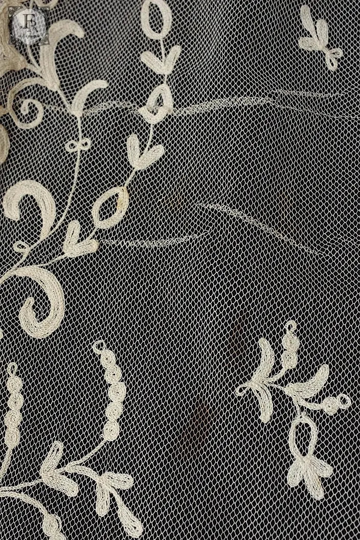 アンティークレース　dentelle ancienne ショール .FR a l'epoque
