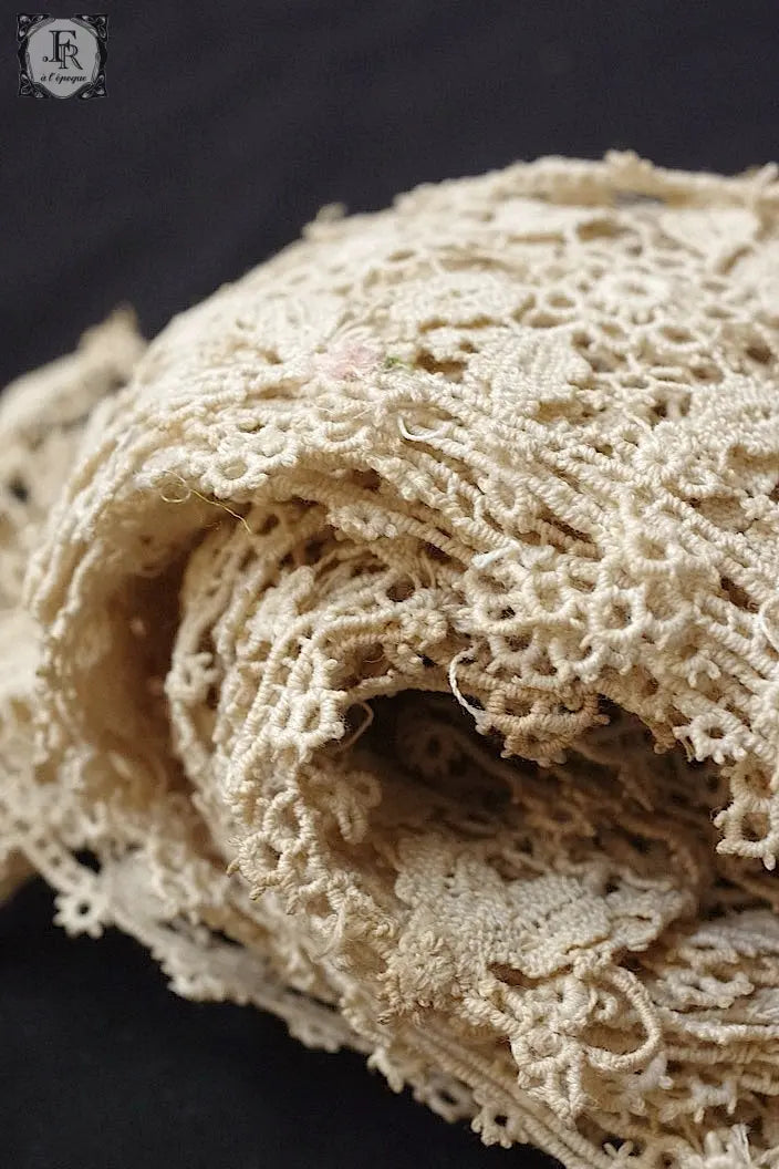 アンティークレース　dentelle ancienne  ギピュールレース .FR a l'epoque