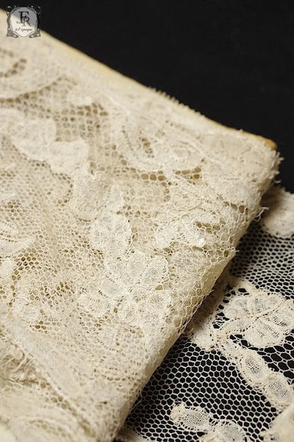 アンティークレース　dentelle ancienne ブリュクセルボビンレース .FR a l'epoque