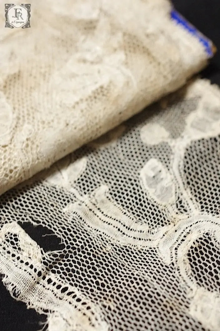 アンティークレース　dentelle ancienne ブリュクセルボビンレース .FR a l'epoque