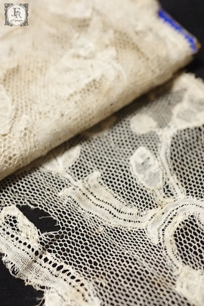 アンティークレース　dentelle ancienne ブリュクセルボビンレース .FR a l'epoque