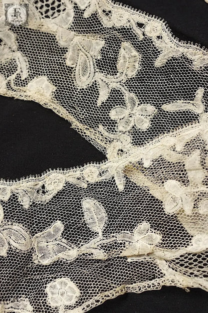 アンティークレース　dentelle ancienne ブリュクセルボビンレース .FR a l'epoque