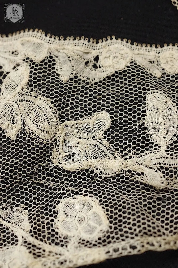 アンティークレース　dentelle ancienne ブリュクセルボビンレース .FR a l'epoque